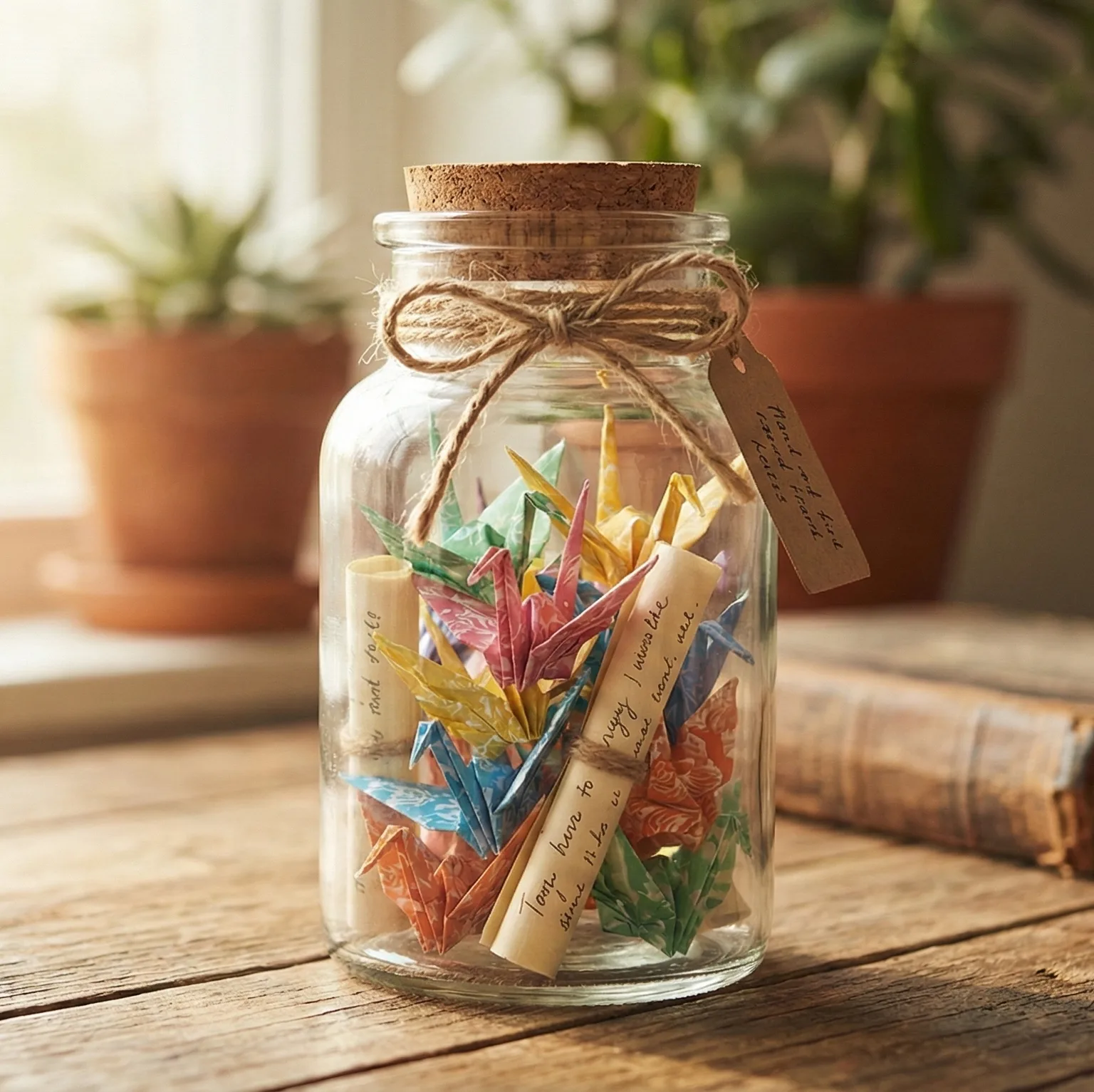 Foldin time capsule jar